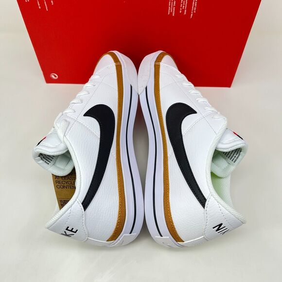 Nike White Athletic Shoes Classic Court Style - Picture 5 of 8